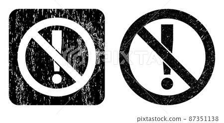 Grunge No Danger Carved Stamp Grunge No Danger Carved Stamp 87351138