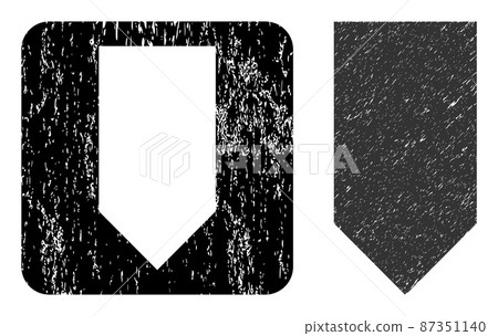 Scratched Direction Down Hole Imprint Scratched Direction Down Hole Imprint 87351140
