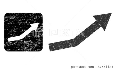 Grunge Growth Trend Hole Stamp 87351183