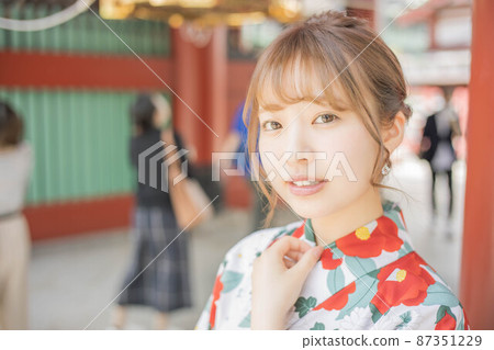 Yukata female portrait Yukata female portrait 87351229