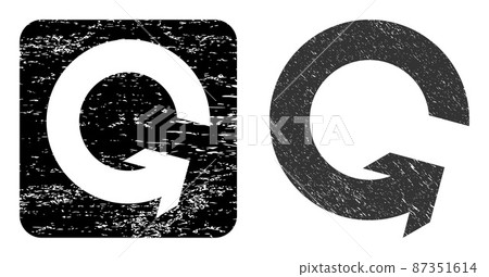 Grunge Rotate Ccw Hole Imprint Grunge Rotate Ccw Hole Imprint 87351614
