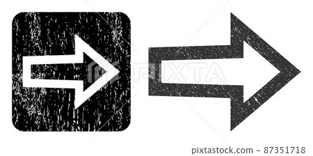 Textured Arrow Right Stencil Stamp Textured Arrow Right Stencil Stamp 87351718