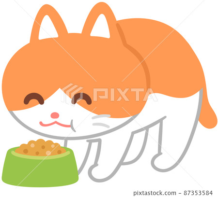 貓吃東西 87353584