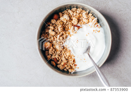 Homemade granola and yogurt Homemade granola and yogurt 87353900
