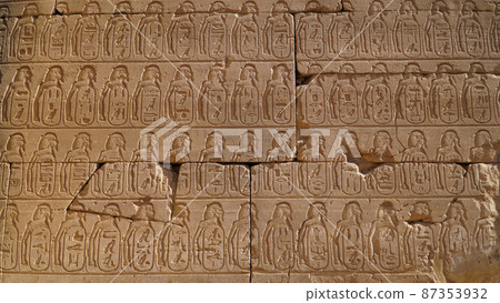 Karnak Temple in Luxor, Egypt. The Karnak Temple Complex, commonly known as Karnak, comprises a vast mix of decayed temples, chapels, pylons, and other buildings in Egypt. Karnak Temple in Luxor, Egypt. The Karnak Temple Complex, commonly known as Karnak, comprises a vast mix of decayed temples, chapels, pylons, and other buildings in Egypt. 87353932