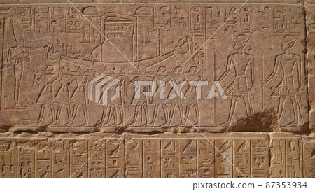 Karnak Temple in Luxor, Egypt. The Karnak Temple Complex, commonly known as Karnak, comprises a vast mix of decayed temples, chapels, pylons, and other buildings in Egypt. Karnak Temple in Luxor, Egypt. The Karnak Temple Complex, commonly known as Karnak, comprises a vast mix of decayed temples, chapels, pylons, and other buildings in Egypt. 87353934