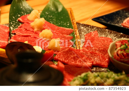 Grilled meat 87354923