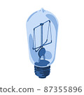 Light bulb using tungsten as filament 87355896