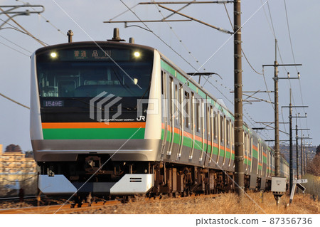 宇都宮以北的宇都宮線 E233 系列（從黑磯到品川） 87356736