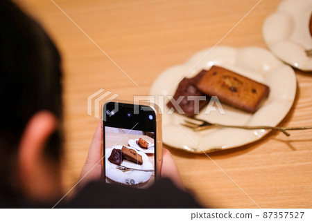 拿糕點的女人 87357527