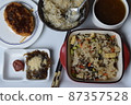 Easy and delicious hijiki rice de dinner set 87357528