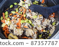 Easy and delicious hijiki rice, cooked ⑤ 87357787