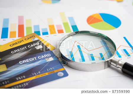 Credit card on chart and graph paper. Finance development, Banking Account, Statistics, Investment Analytic research data economy, Stock exchange trading, Business company concept. Credit card on chart and graph paper. Finance development, Banking Account, Statistics, Investment Analytic research data economy, Stock exchange trading, Business company concept. 87359390