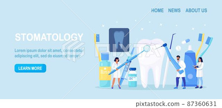 Dentists cleaning and treating big unhealthy tooth with caries cavity. Toothache. Stomatology, Dentistry concept. Doctors with professional instruments for check up and treatment. Dentist appointment Dentists cleaning and treating big unhealthy tooth with caries cavity. Toothache. Stomatology, Dentistry concept. Doctors with professional instruments for check up and treatment. Dentist appointment 87360631