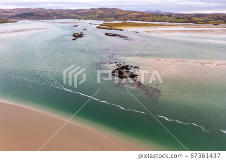 Gweebarra Bay between Lettermacaward and Portnoo in County Donegal - Ireland 87361437