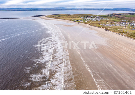 Aerial view of Golf site in Ireland Aerial view of Golf site in Ireland 87361461