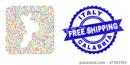 Free Shipping Rubber Stamp and Calabria Region Map Navigation Stencil Mosaic Free Shipping Rubber Stamp and Calabria Region Map Navigation Stencil Mosaic 87361565