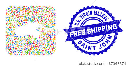 Free Shipping Watermark Stamp Seal and Saint John Island Map Moving Hole Mosaic Free Shipping Watermark Stamp Seal and Saint John Island Map Moving Hole Mosaic 87362874