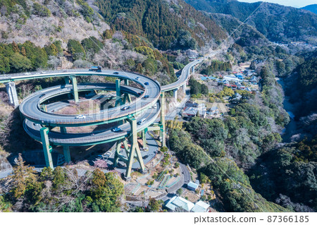 鳥瞰“靜岡縣”河津七尾環路橋 87366185