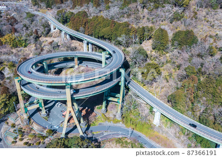 鳥瞰“靜岡縣”河津七尾環路橋 87366191
