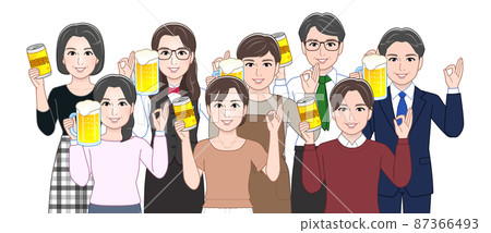 People who have liquor 87366493