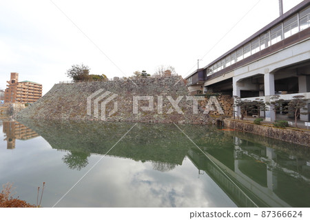 Mihara Castle Honmaru Ruins integrated with Mihara Station 87366624