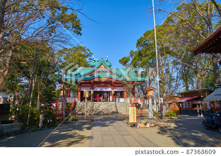 Tamagawa Sengen Shrine in Denenchofu, Ota-ku, Tokyo 87368609