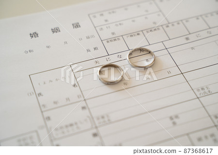 婚姻登記形象 婚姻登記形象 87368617