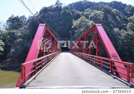 Okugome Bridge and Okugome Kudo (Kimitsu City, Chiba Prefecture) 87368919