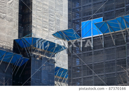 外腳手架防墜落裝置圖片 外腳手架防墜落裝置圖片 87370166