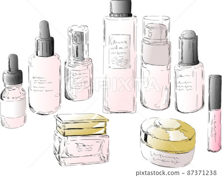 Basic cosmetics set pink 87371238