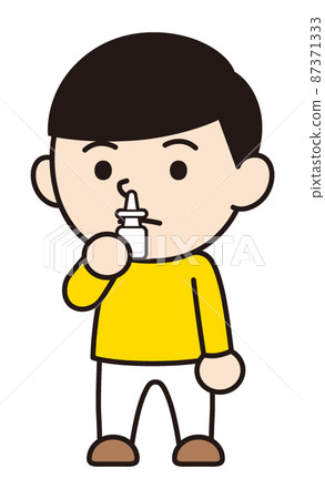 男性使用滴鼻劑 87371333