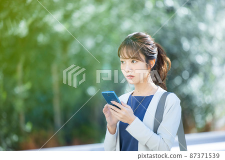 Business woman outdoors Business woman outdoors 87371539