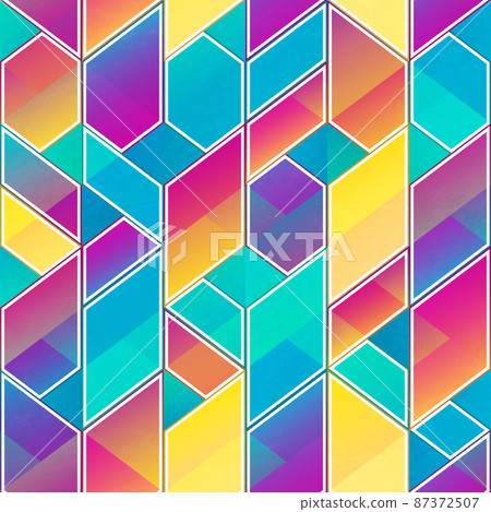 Retro mosaic pattern Retro mosaic pattern 87372507