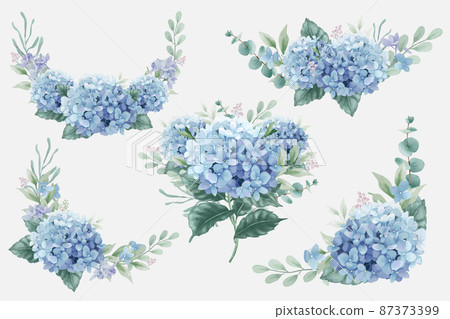 Blue Hydrangea Flowers Bouquets Blue Hydrangea Flowers Bouquets 87373399