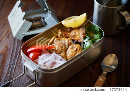 Tandoori chicken cooked in Mestin Tandoori chicken cooked in Mestin 87373624