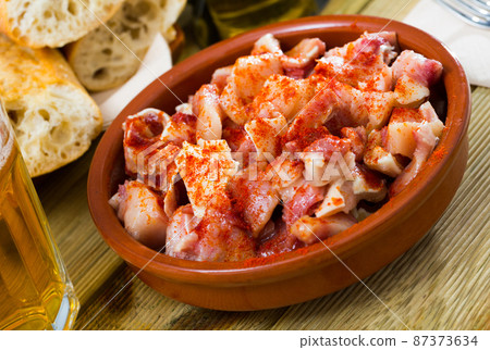 Stewed chopped pork ears 87373634