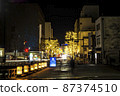 長野信州松本市燈飾松本城-水晶閃閃水鏡- 87374510
