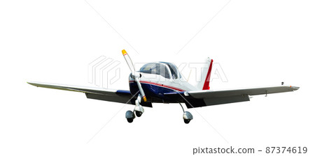 Sport aircraft isolated Sport aircraft isolated 87374619