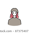 Beret woman 87375407