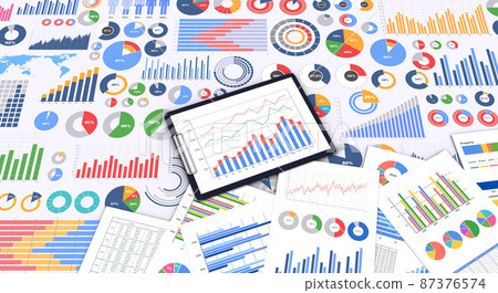 商務資料及各種圖表 87376574