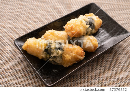 Isobe-rolled tempura of yam Isobe-rolled tempura of yam 87376852