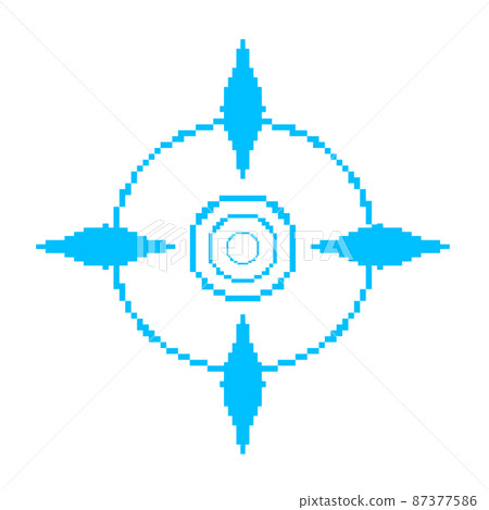 Pixel art scope (light blue) Pixel art scope (light blue) 87377586