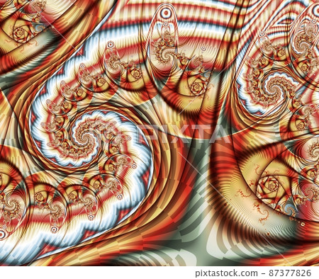 Computer generated abstract colorful fractal artwork 87377826
