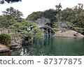 Ritsurin Garden Engetsu Bridge, Takamatsu City, Kagawa Prefecture 87377875