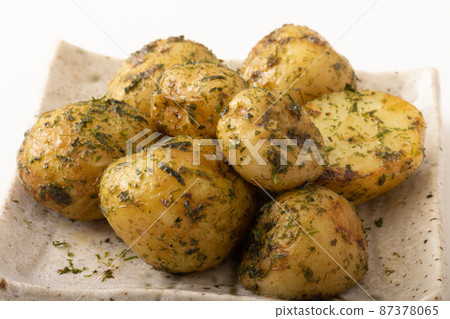 New potato fries (green laver flavor) 87378065