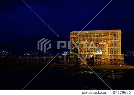 Otorii in Miyajima under construction 87379600