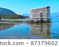 Otorii in Miyajima under construction 87379602