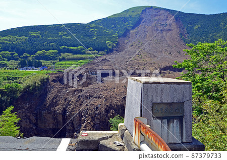 熊本地震破壞的南阿蘇村 87379733