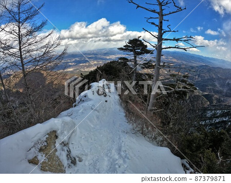 冬天的開駒岳黑戶嶺 87379871